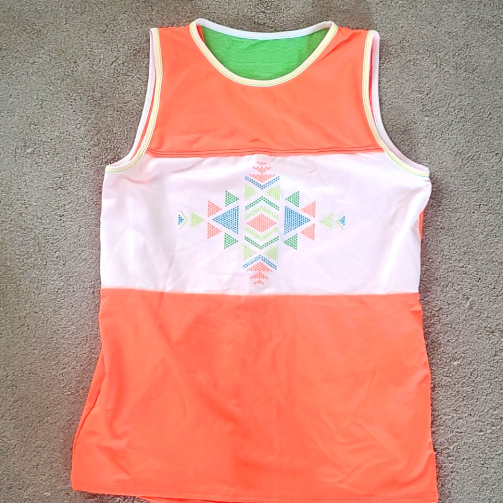 Girls Lucky in Love tank top